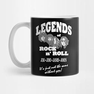 Legends of Rock 'N Roll (front & back print) Mug